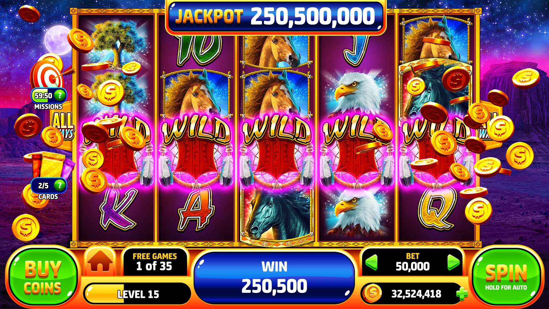 Wild Wins Casino screenshot
