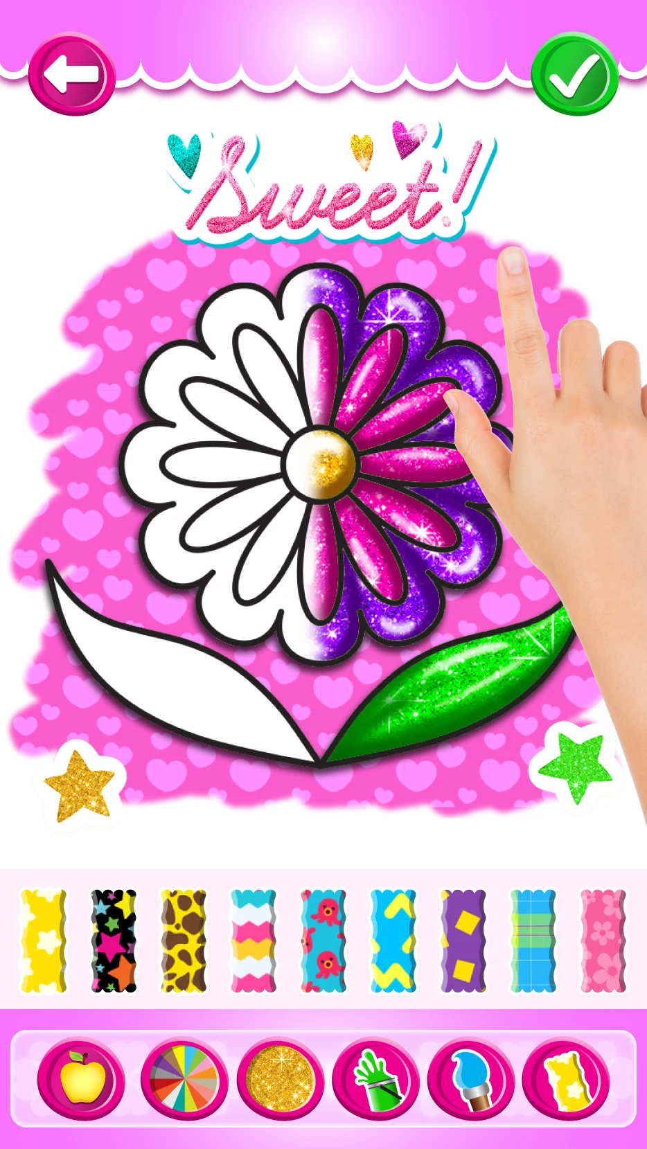 Rainbow Flower Coloring and Dr screenshot