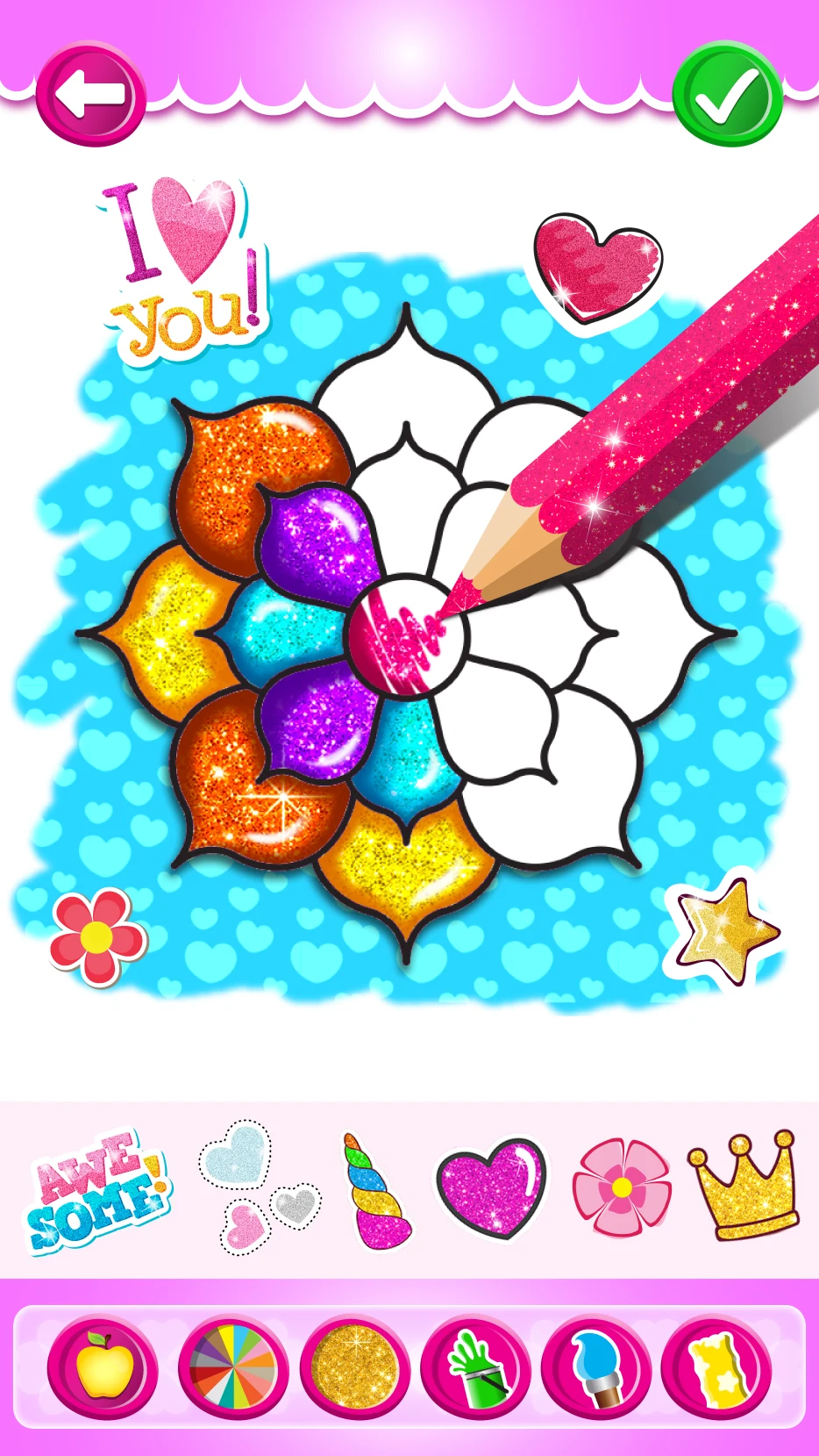 Rainbow Flower Coloring and Dr screenshot