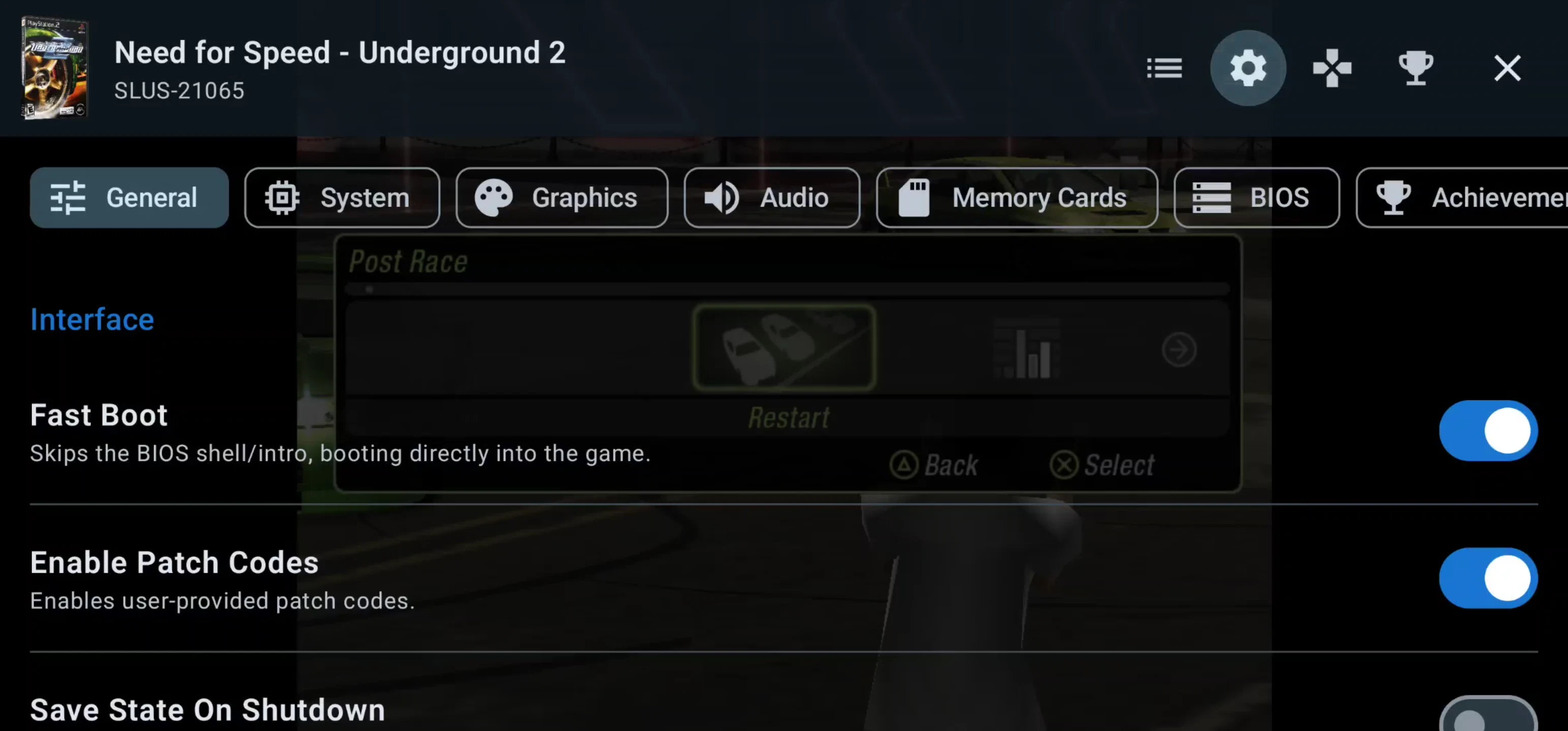 APSX2 - PS2 Emulator screenshot