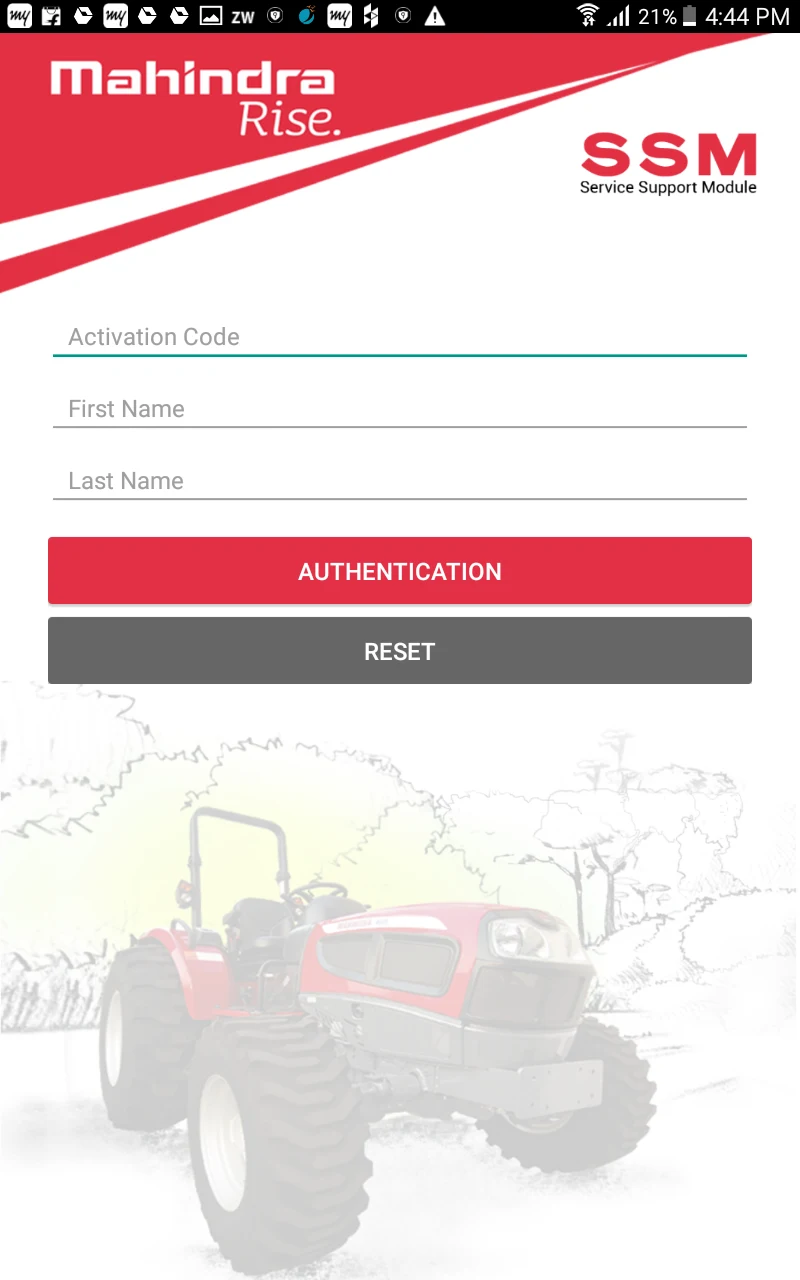 Mahindra SSM screenshot