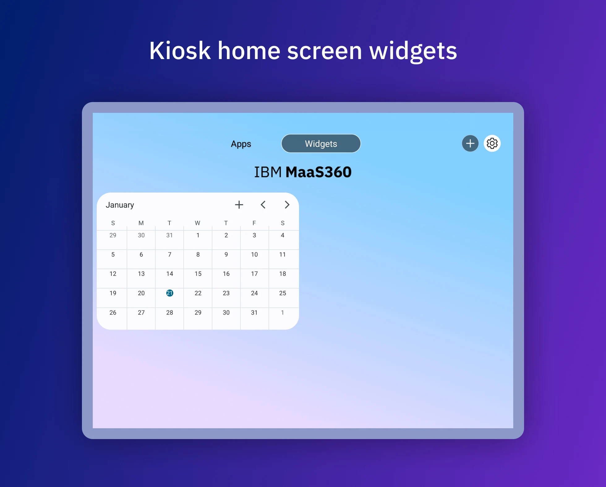 IBM MaaS360 Launcher (Beta) screenshot
