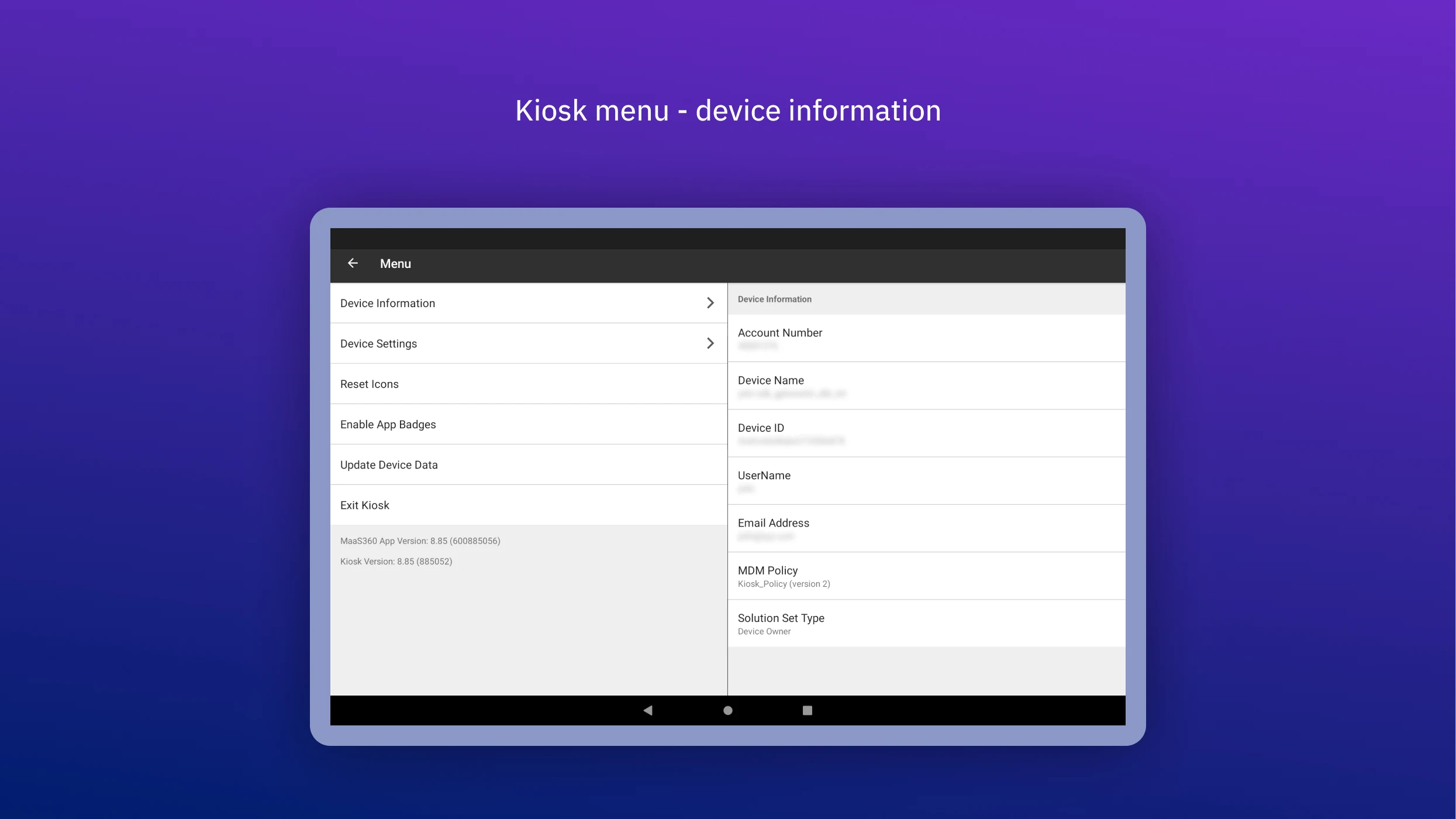 IBM MaaS360 Launcher (Beta) screenshot