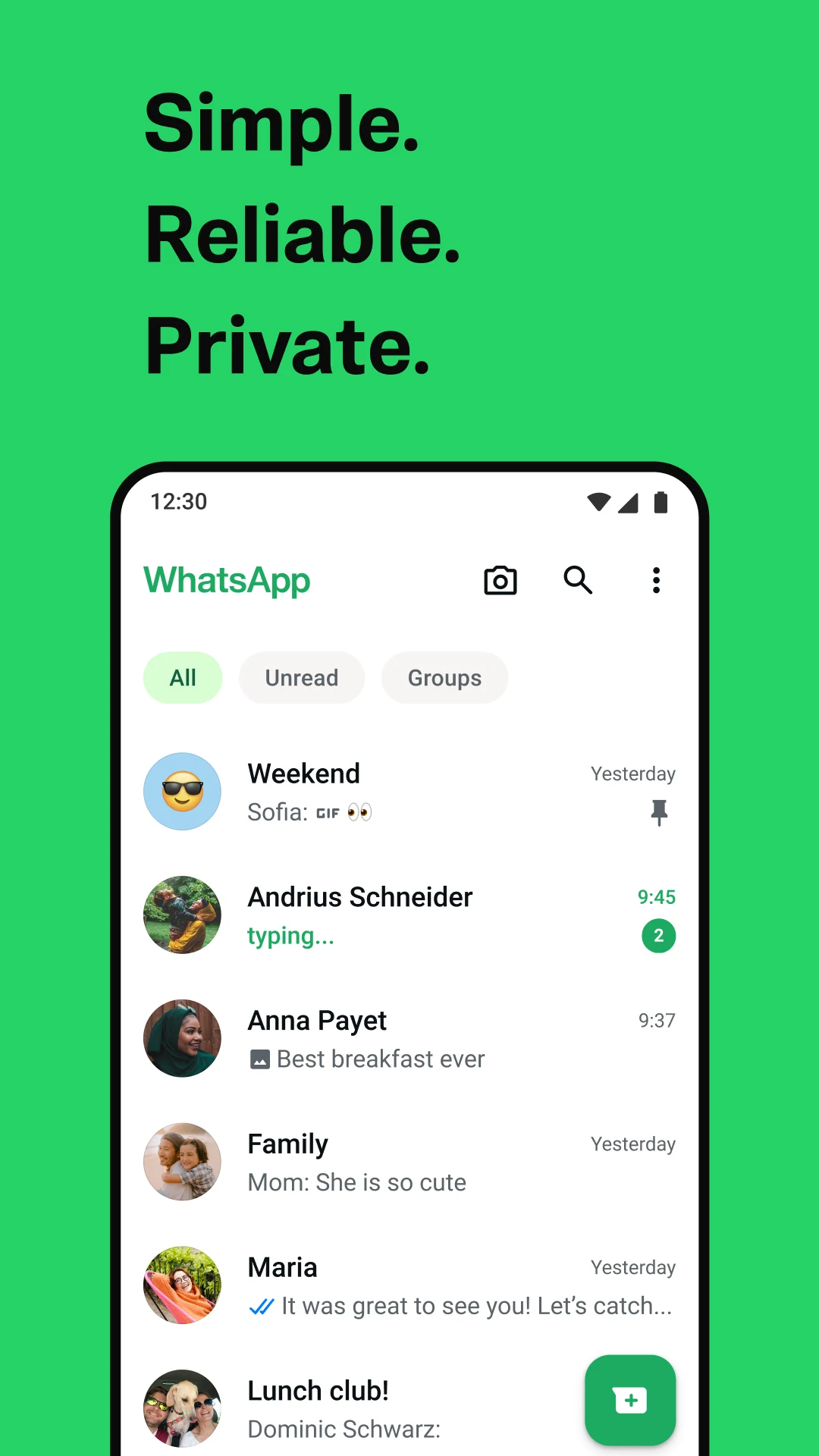 WhatsApp Messenger screenshot