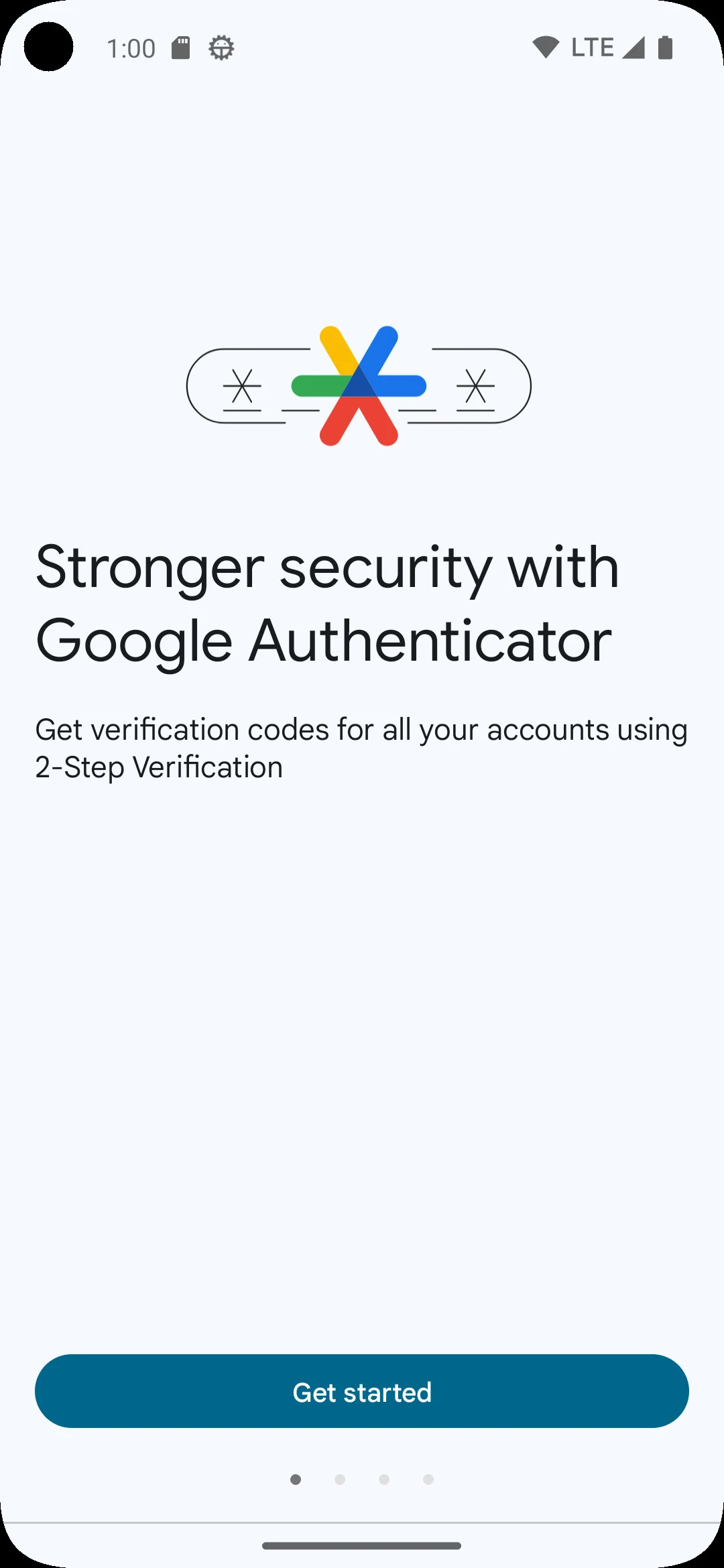 Google Authenticator screenshot