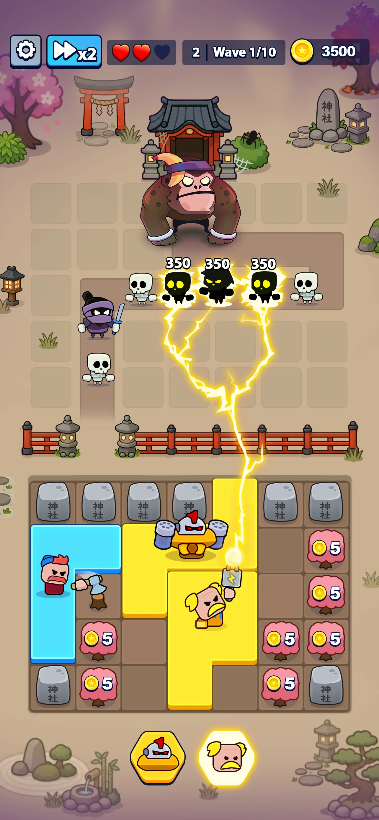 Bag Block: TD Battle Puzzle screenshot