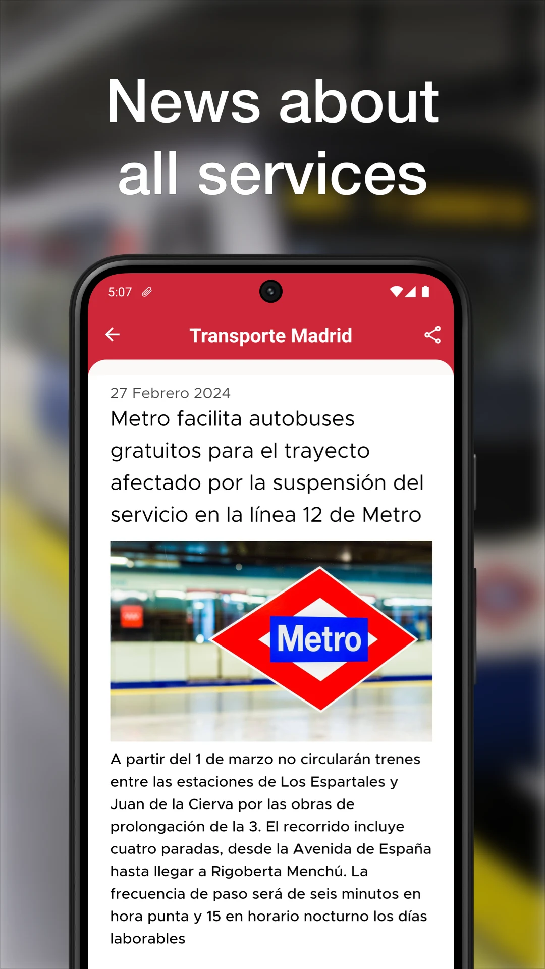 Madrid Transport - Bus Card screenshot