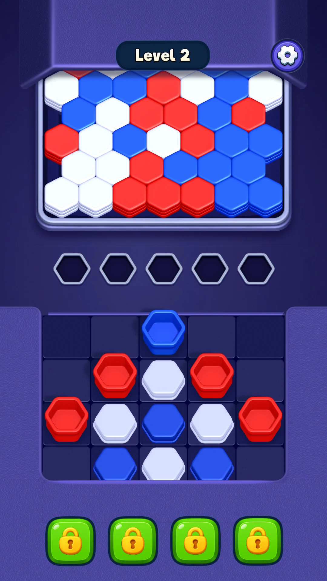 Hexa Fall: Color Sort screenshot