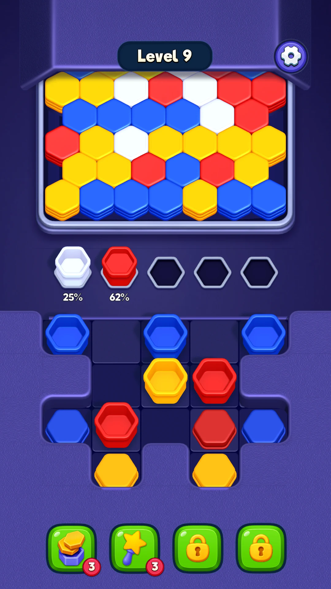 Hexa Fall: Color Sort screenshot