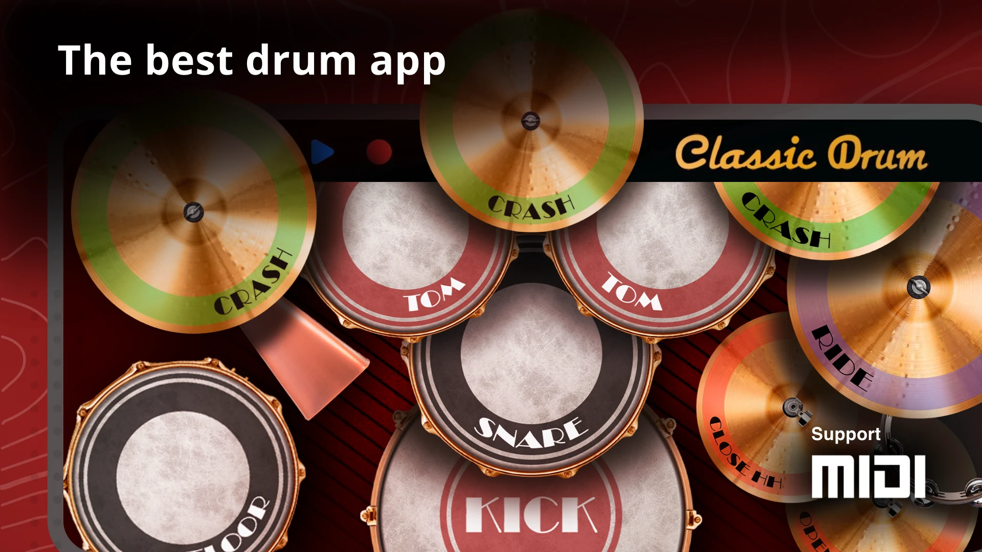 Classic Drum: play drums screenshot