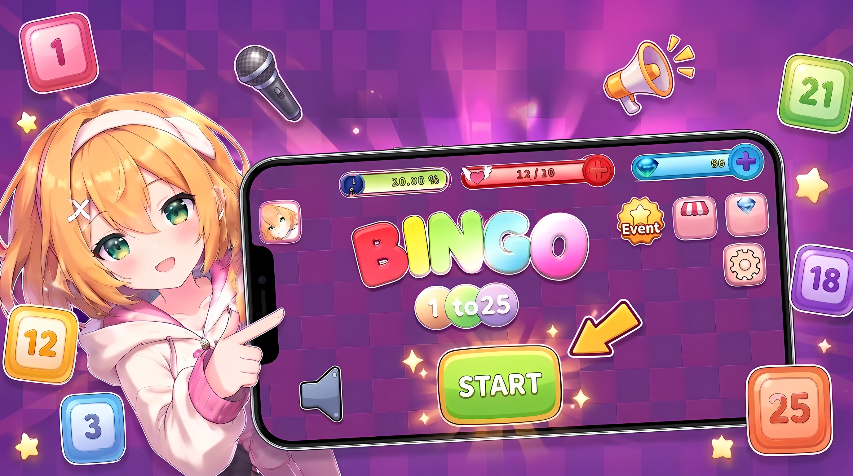 BINGO 1to25 screenshot