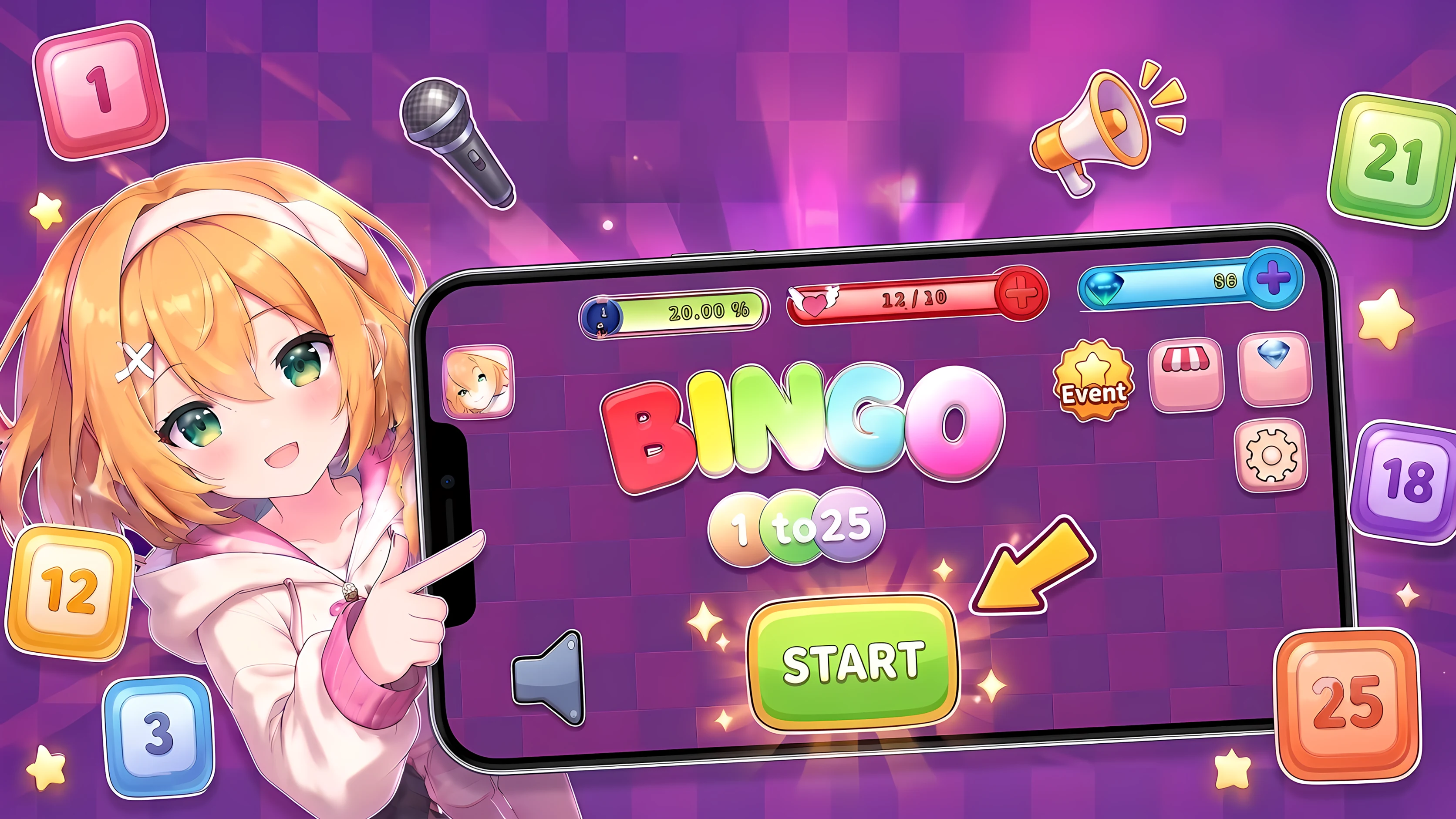 BINGO 1to25 screenshot