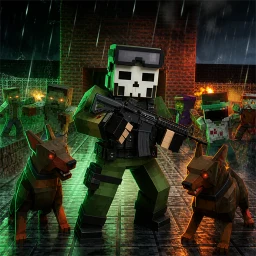 Blocky SWAT Zombie Survival icon