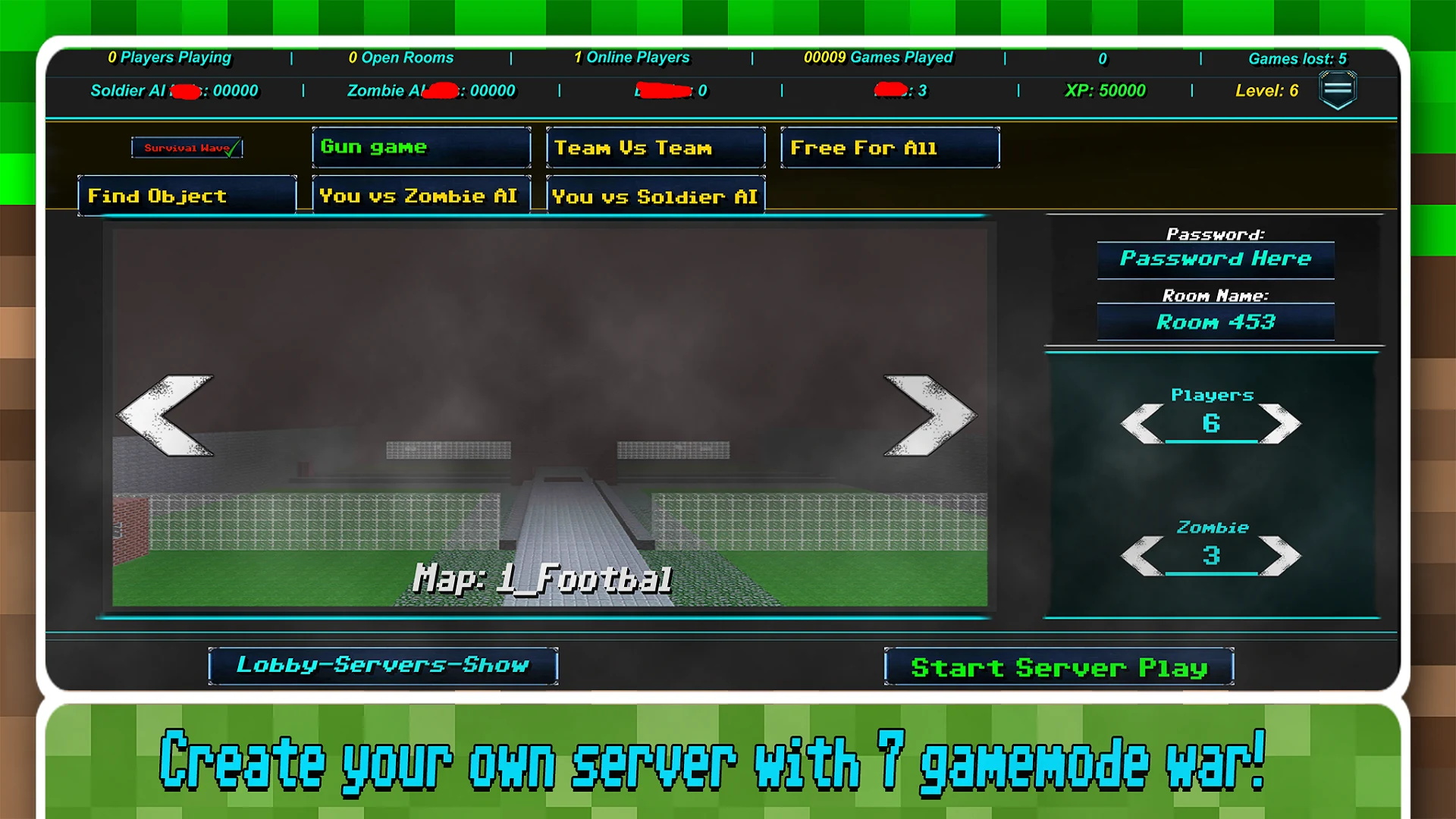 Blocky SWAT Zombie Survival screenshot