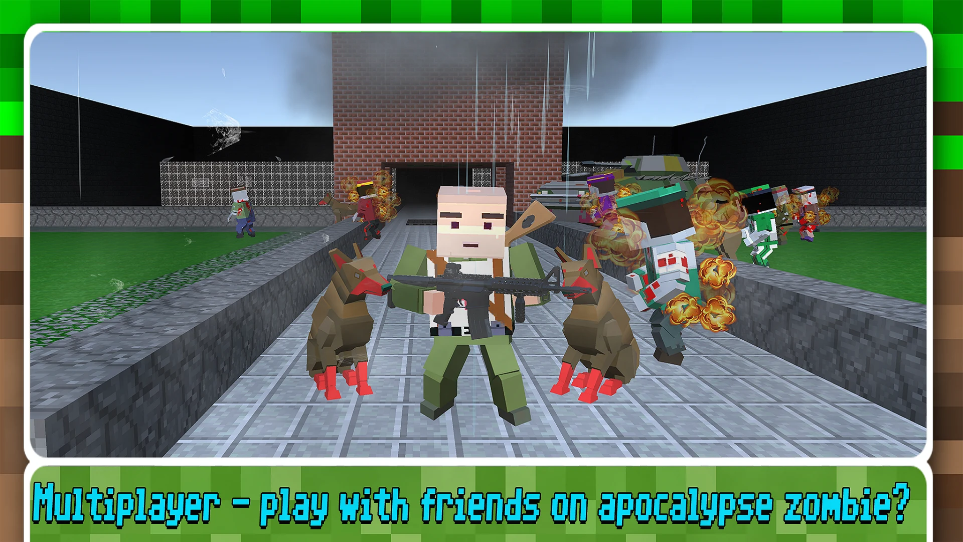 Blocky SWAT Zombie Survival screenshot