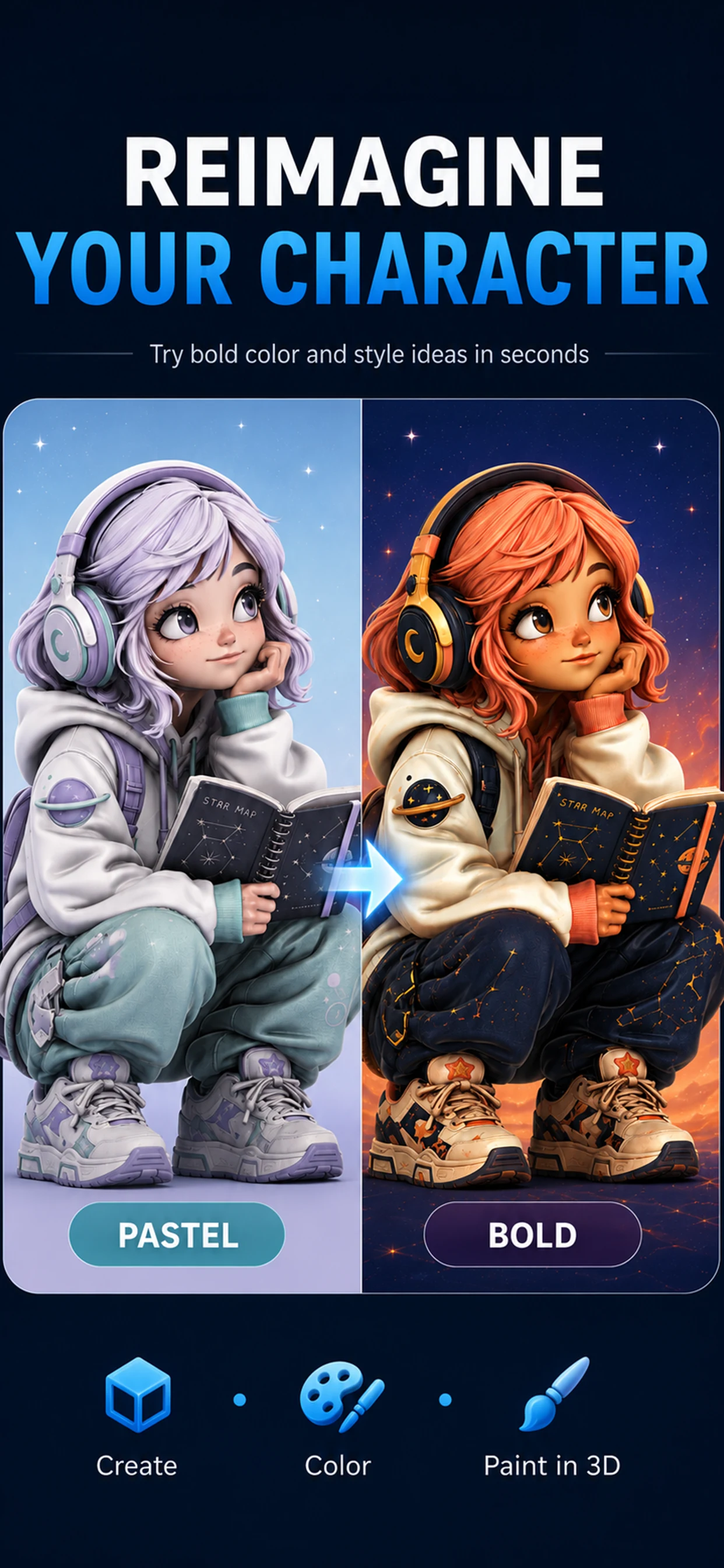 ColorMinis: 3D Painting Studio screenshot