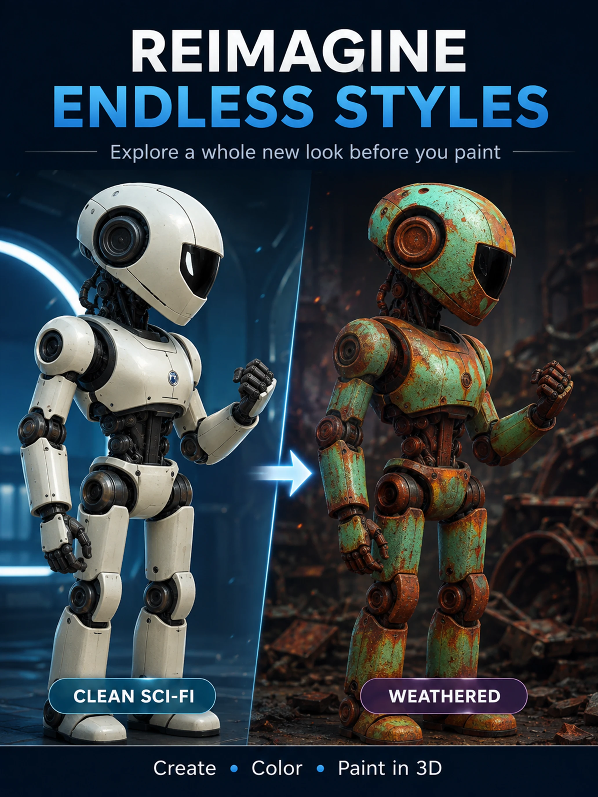 ColorMinis: 3D Painting Studio screenshot