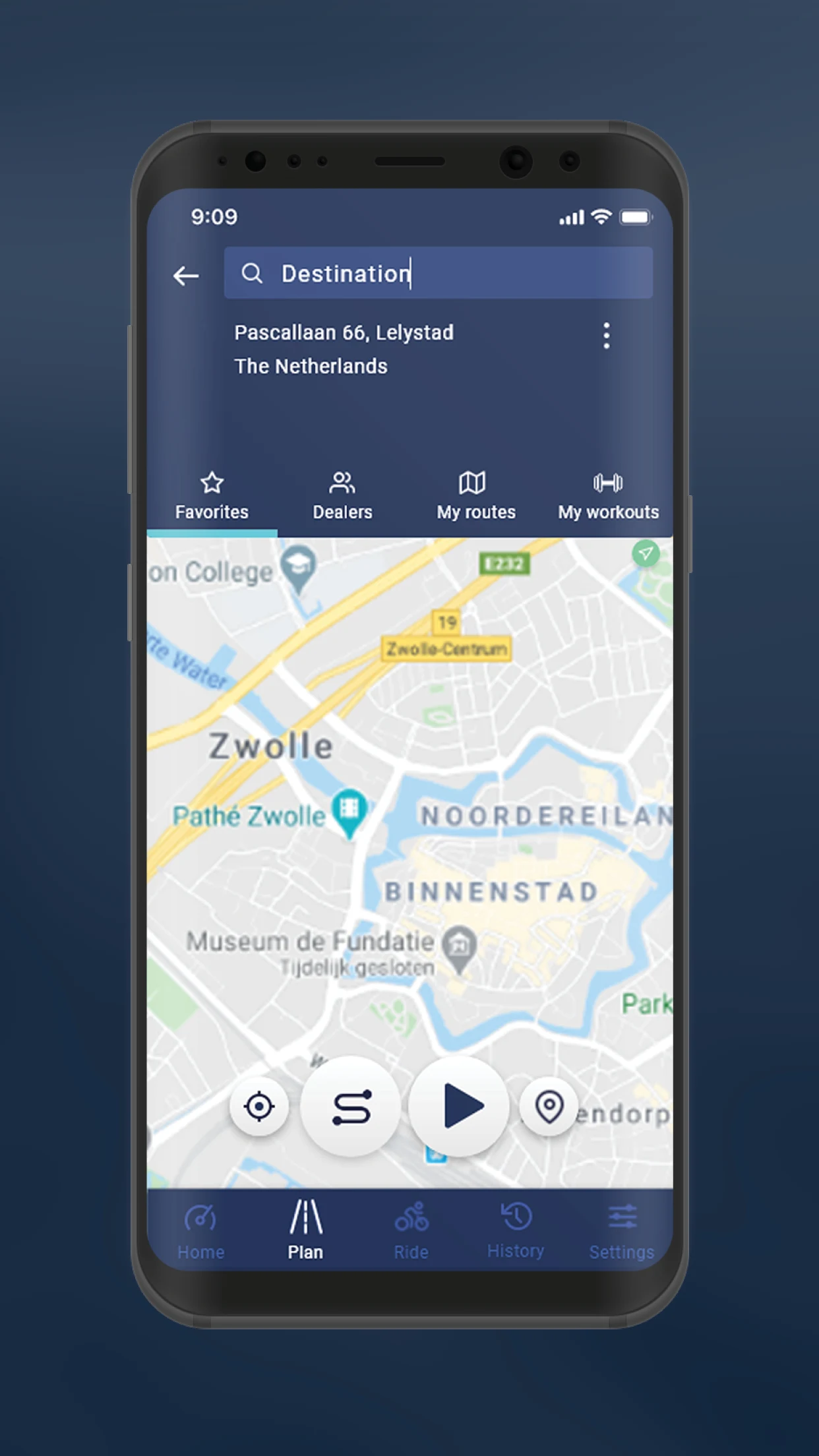 RideControl App screenshot