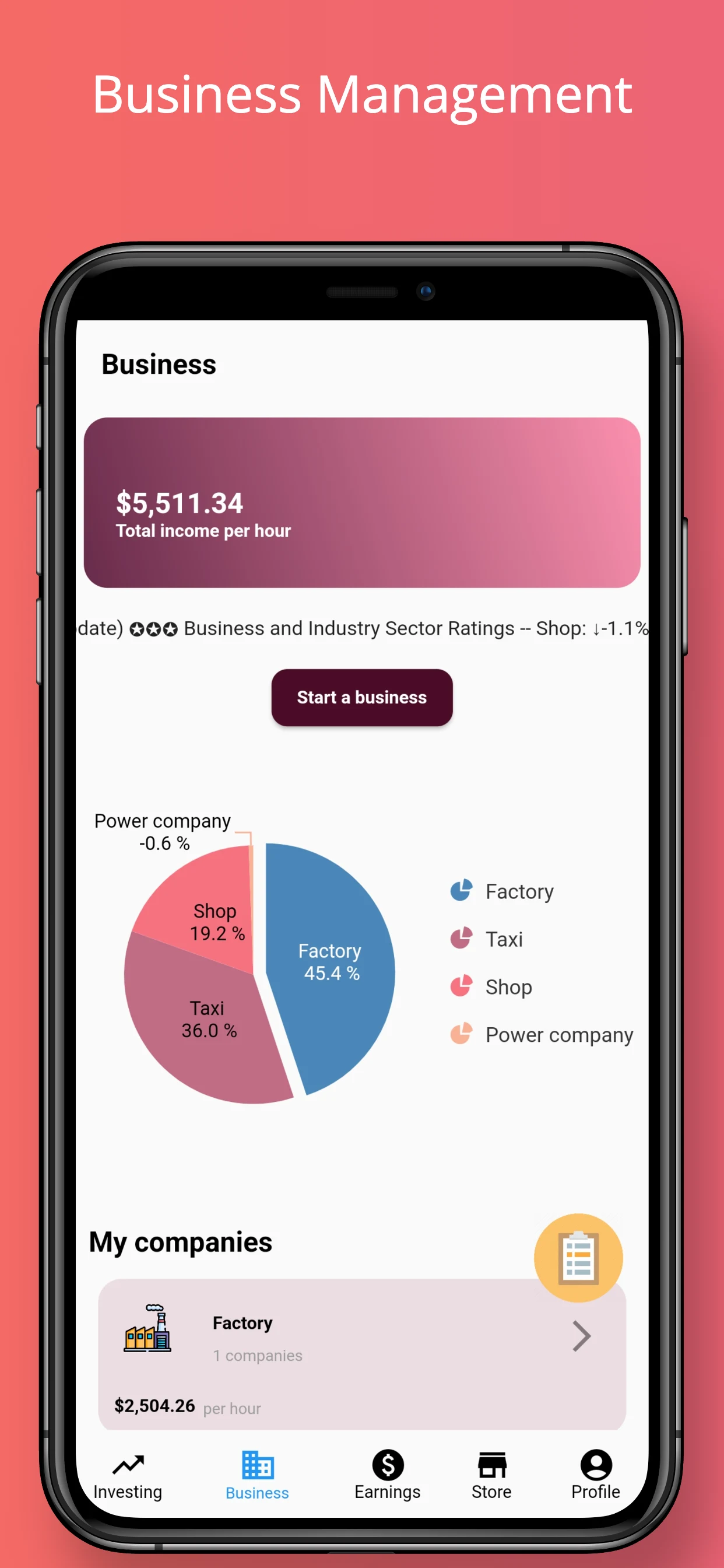 Sim Life - Business Simulator screenshot