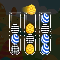 Rainbow Eggs Sort: Puzzle Game