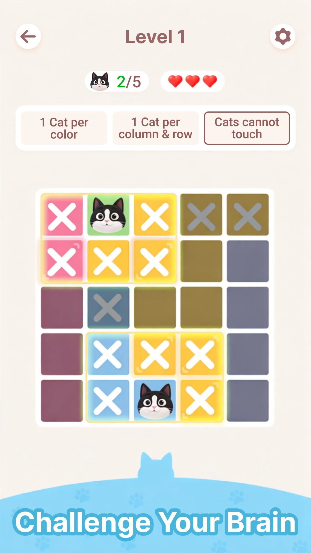 Meowdoku: Brain Puzzle Games screenshot
