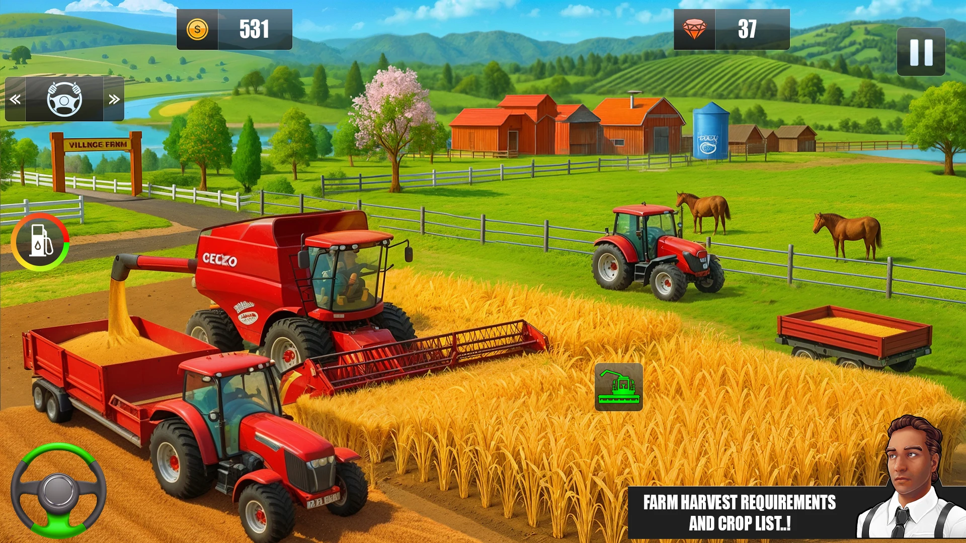 Real Tractor Driving Game screenshot