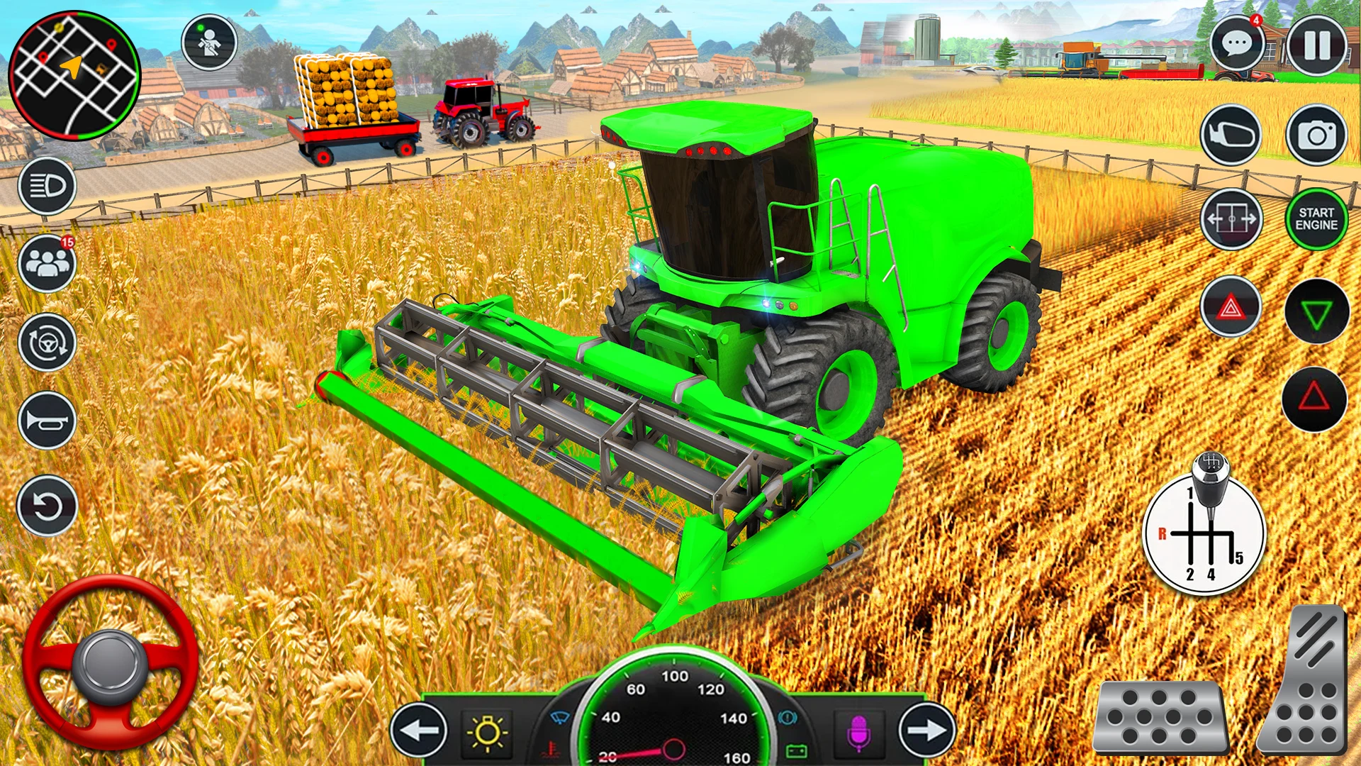Real Tractor Driving Game screenshot