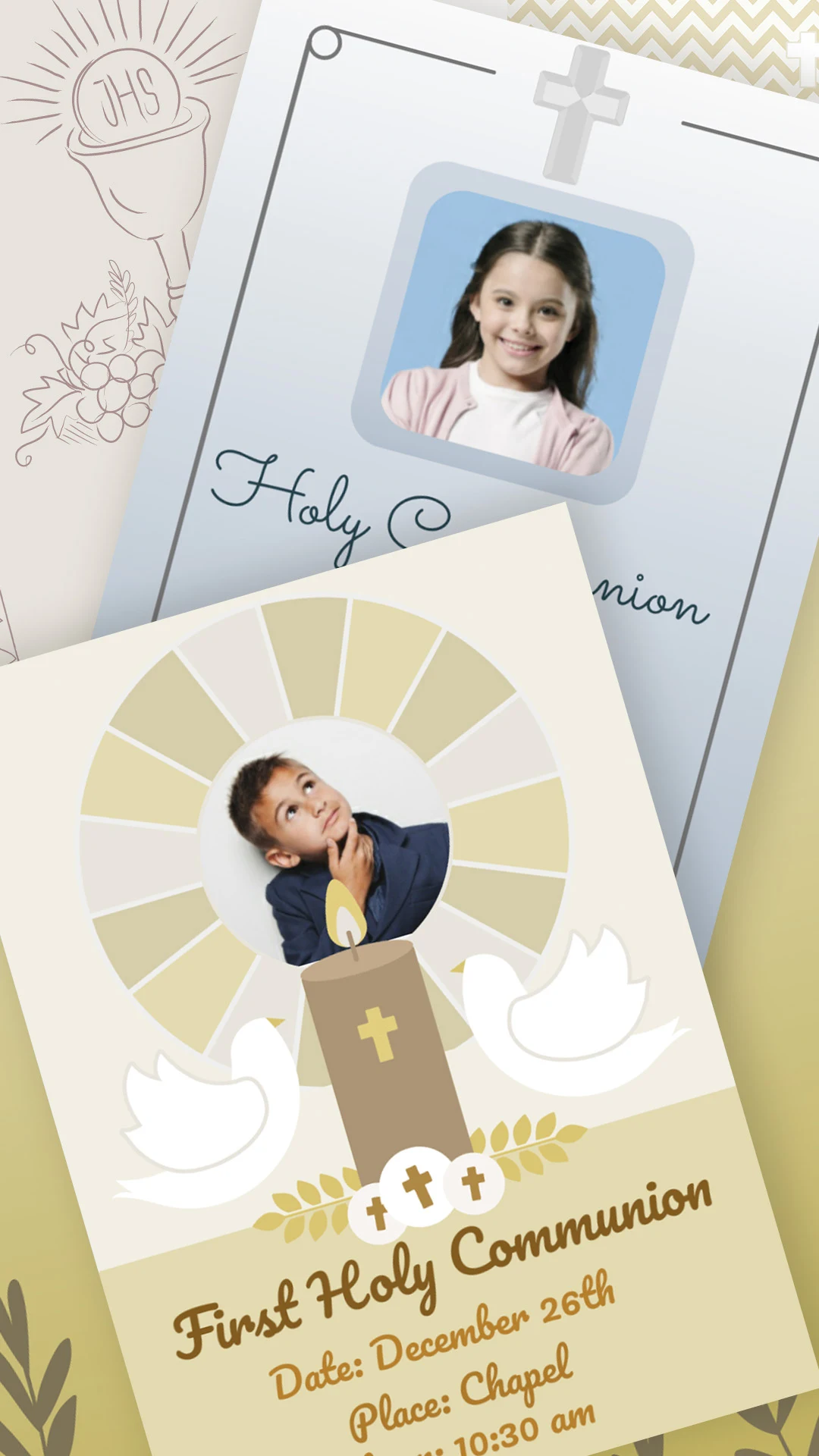 First Communion Invitations screenshot