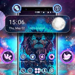Abstract Lion Launcher Theme icon