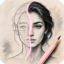 Biểu tượng Sketch Steps: AI Loomis Draw