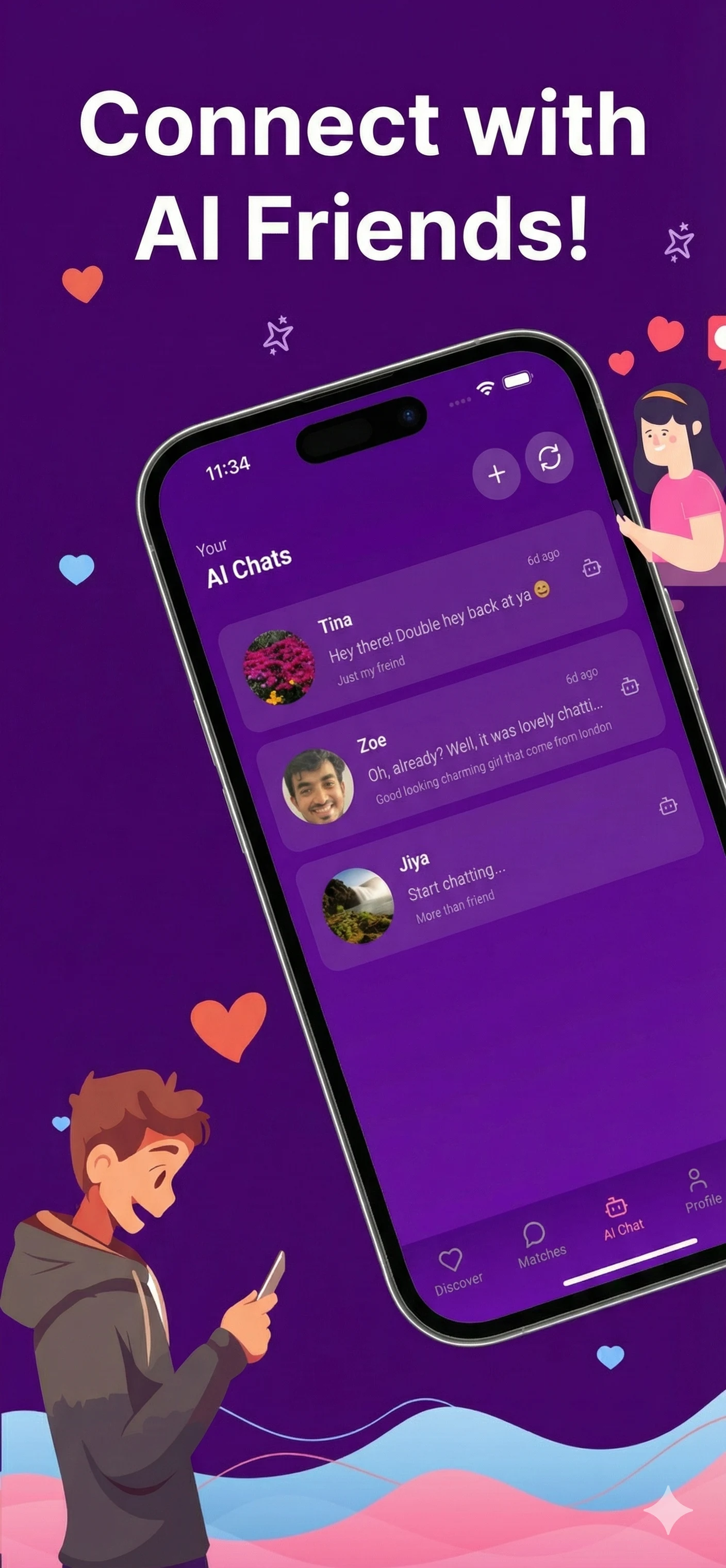 HeartMesh – Dating & AI Match screenshot