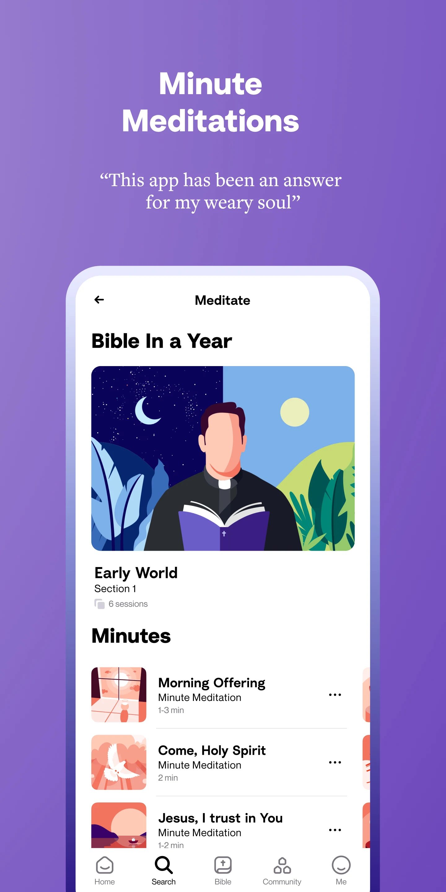 Hallow: Prayer & Meditation screenshot