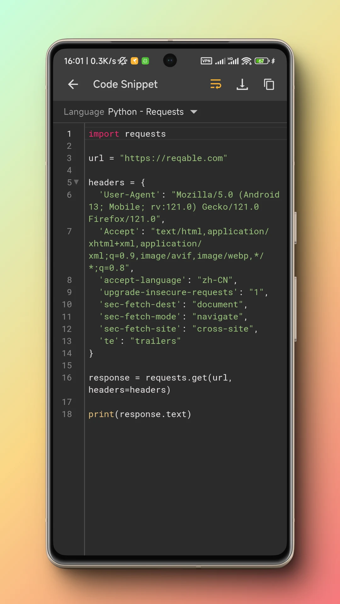 Reqable API Testing & Capture screenshot