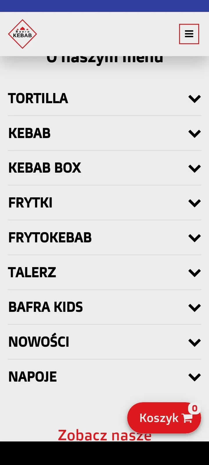 Bafra Kebab Bytów screenshot