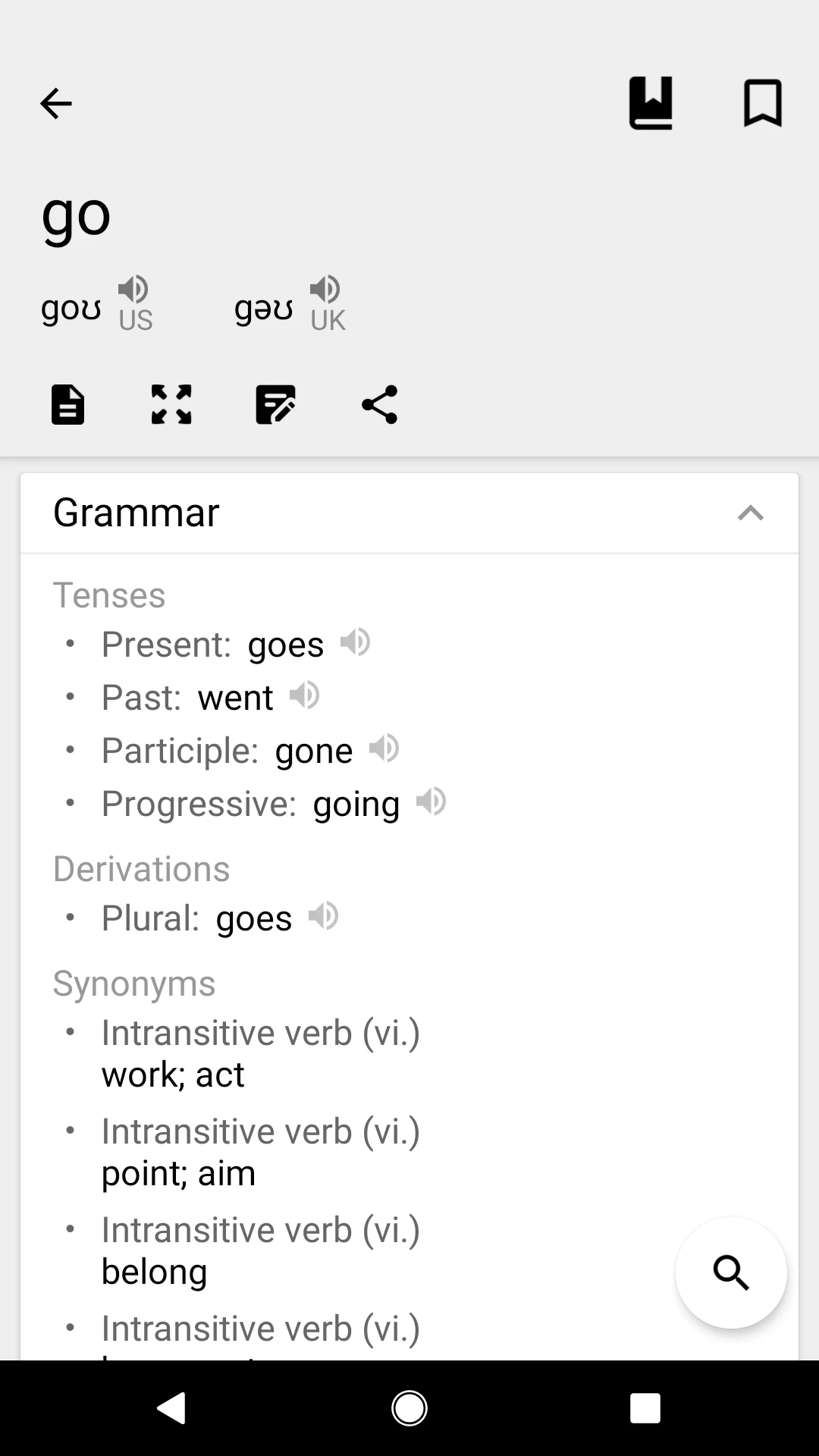 Dictionary & Translator screenshot