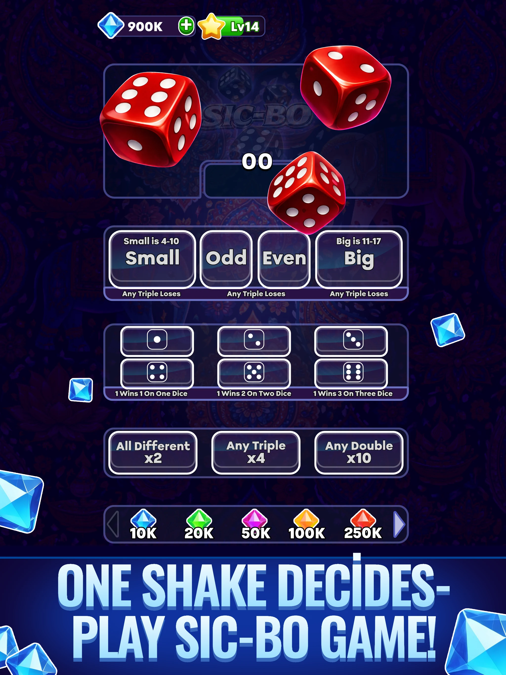 Sic Bo screenshot