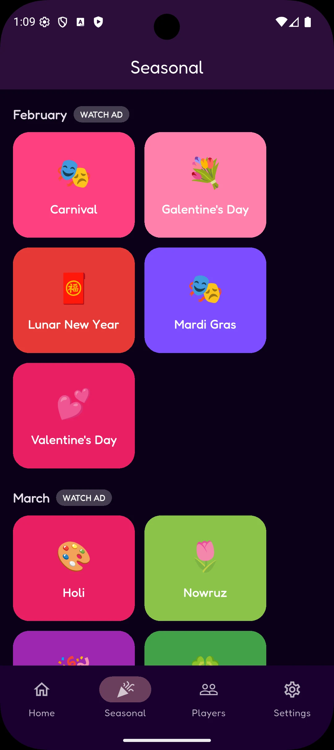 Party Games screenshot