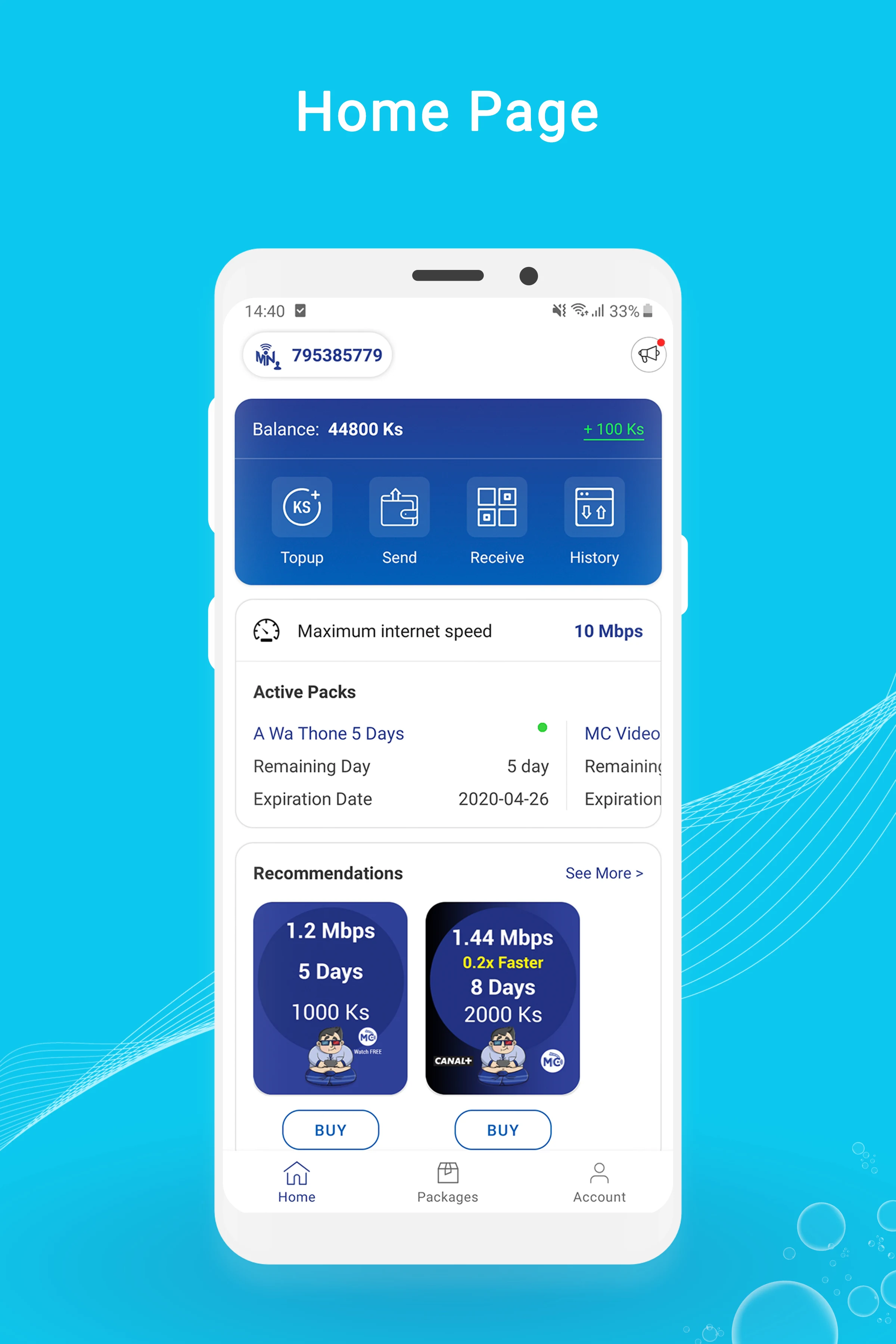 Myanmar Net App screenshot