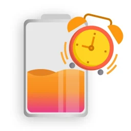 Ikon Low & Full Battery Alarm 100%