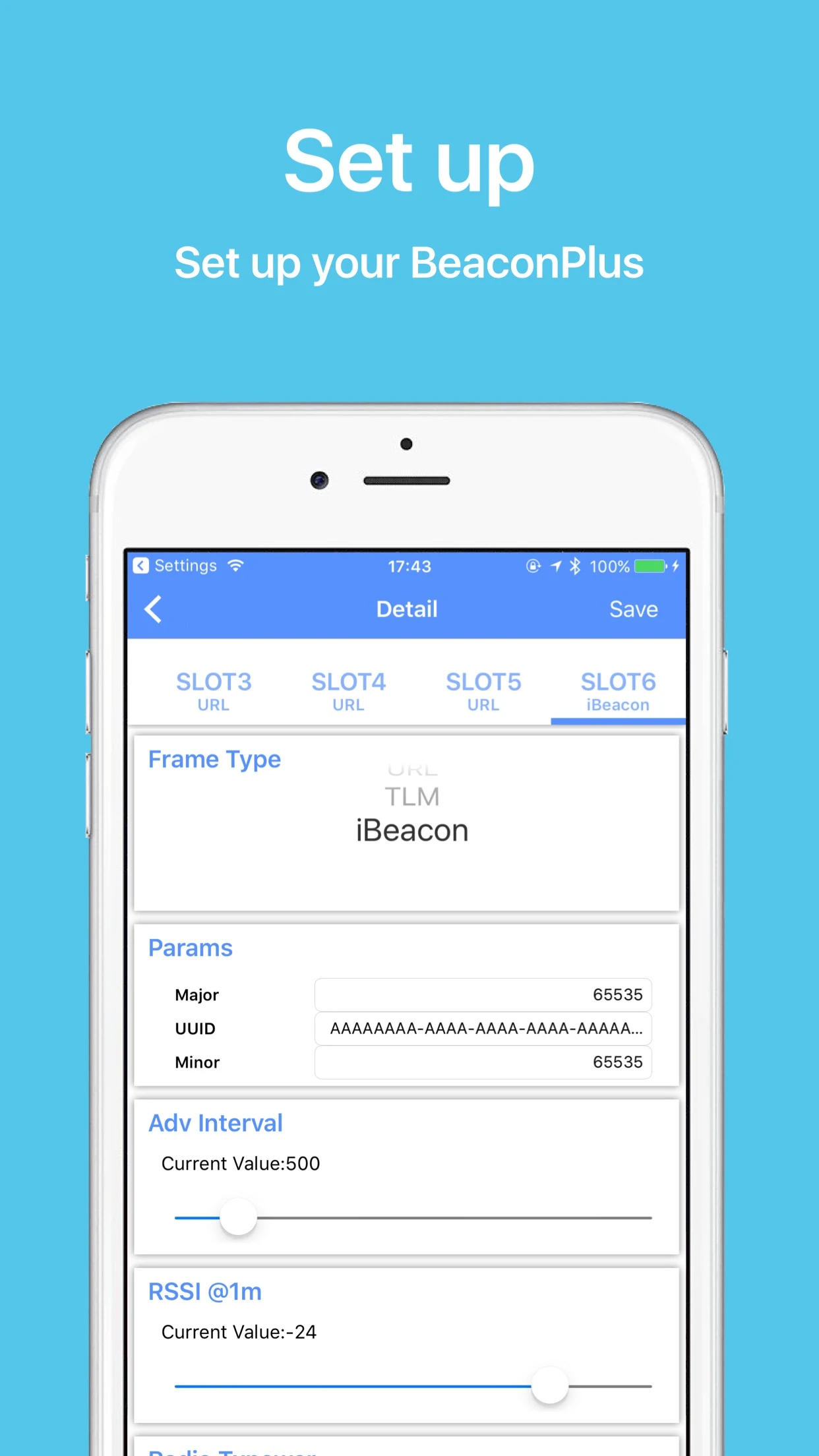 BeaconSET Plus screenshot