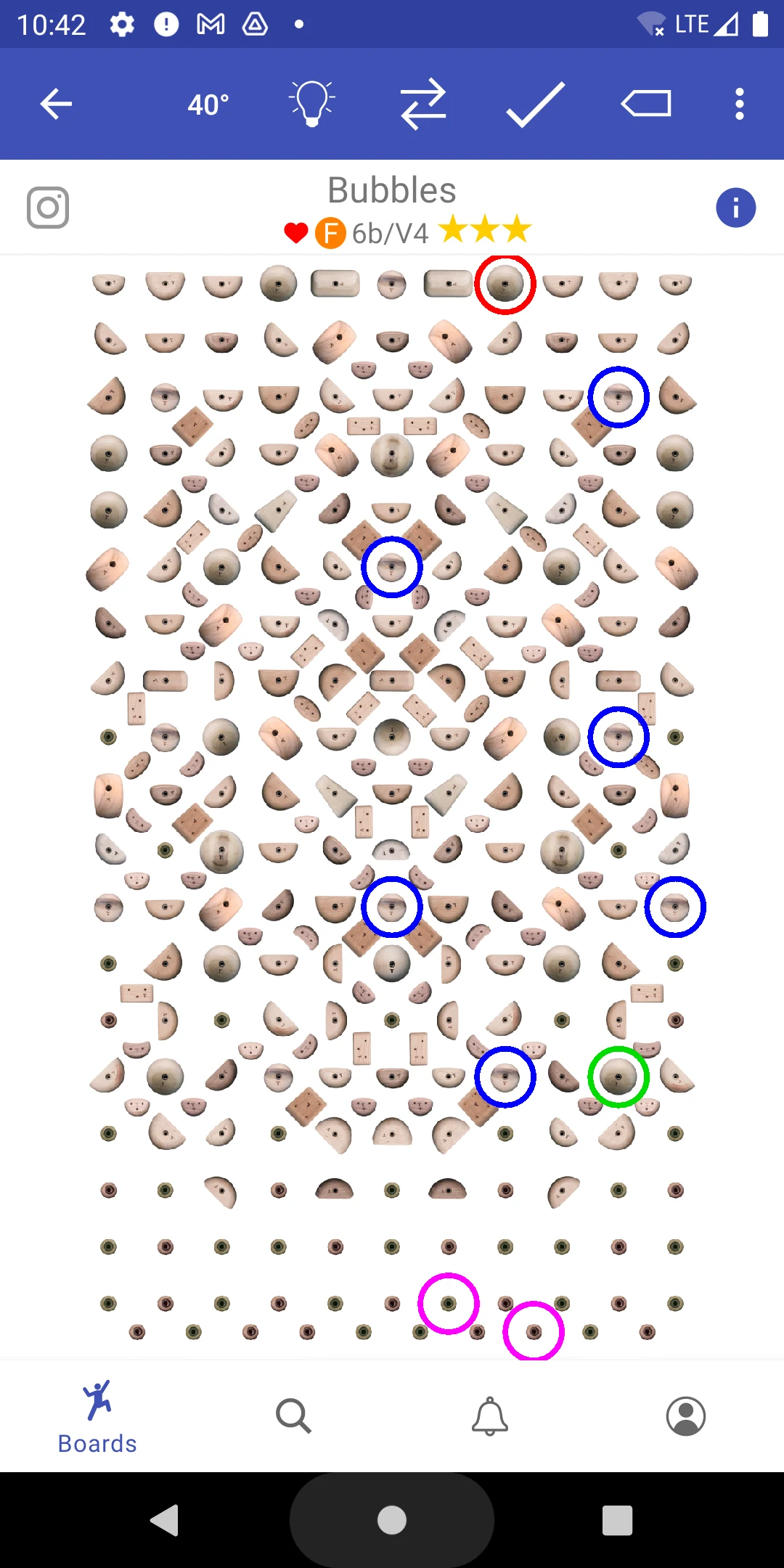 Tension Board screenshot