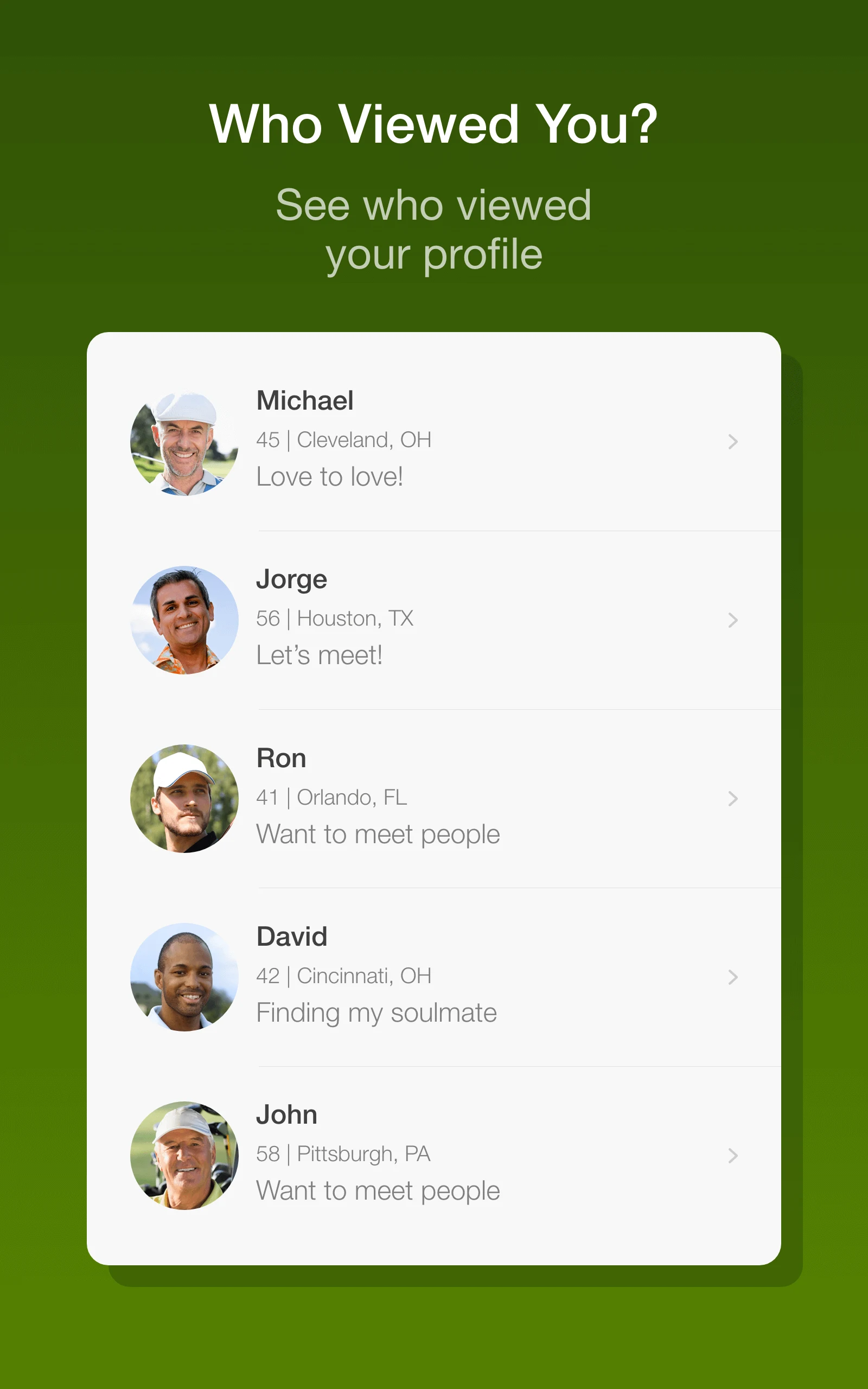 Meet Local Golfers Dating screenshot