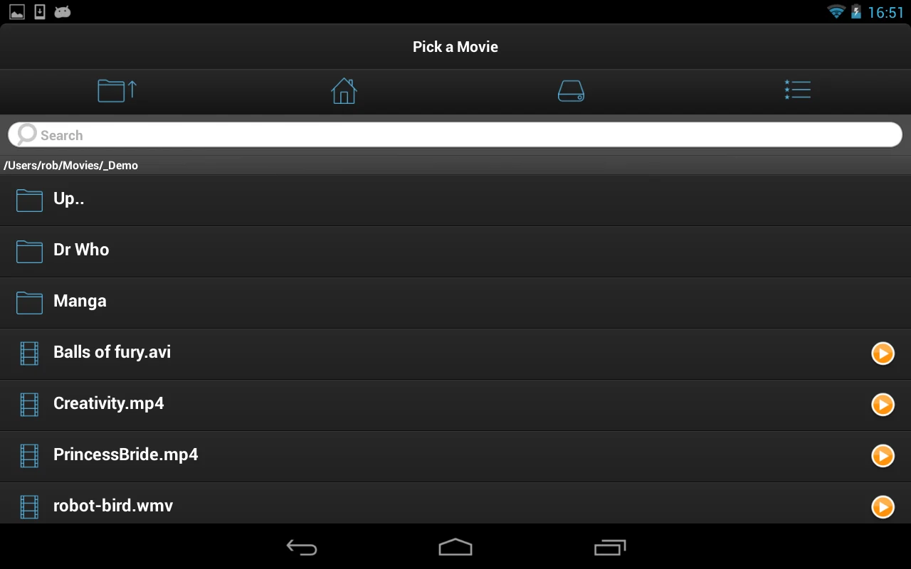 VLC Streamer Lite screenshot