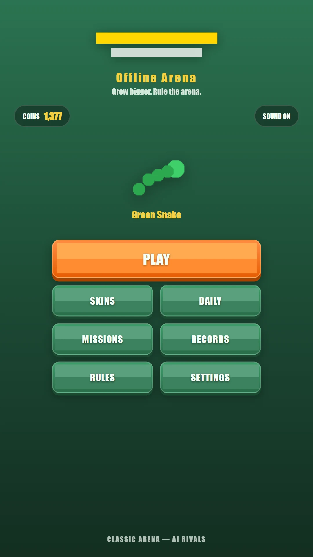 Snake Rush screenshot