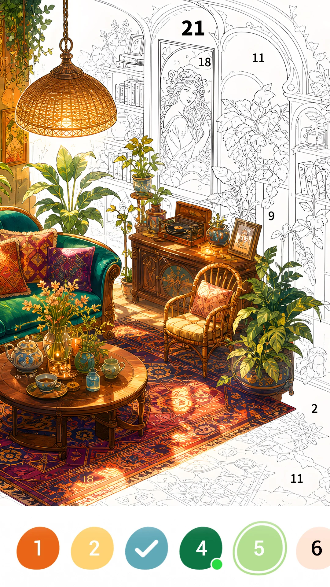 No.Paint: Relaxing Coloring screenshot