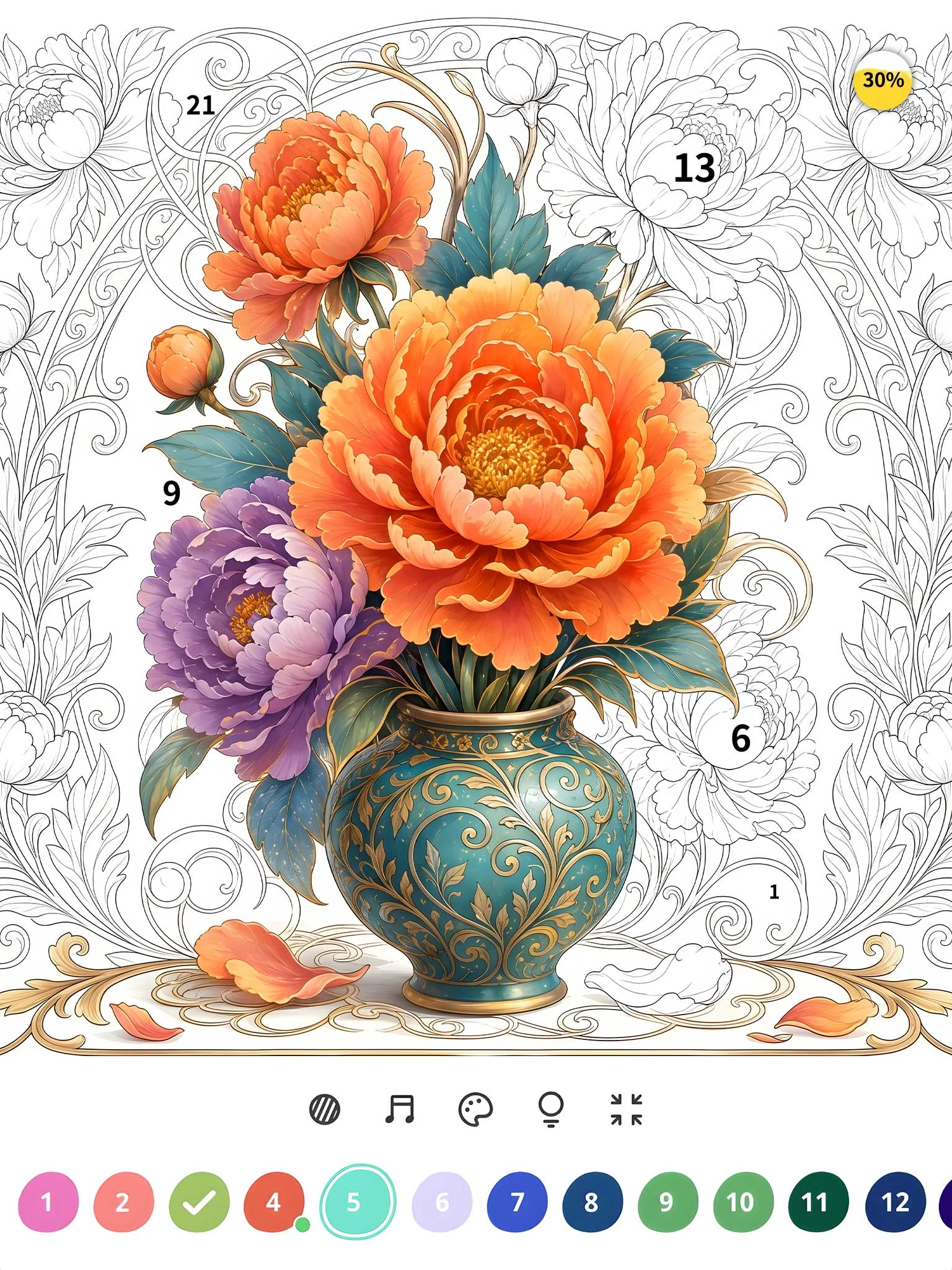 No.Paint: Relaxing Coloring screenshot