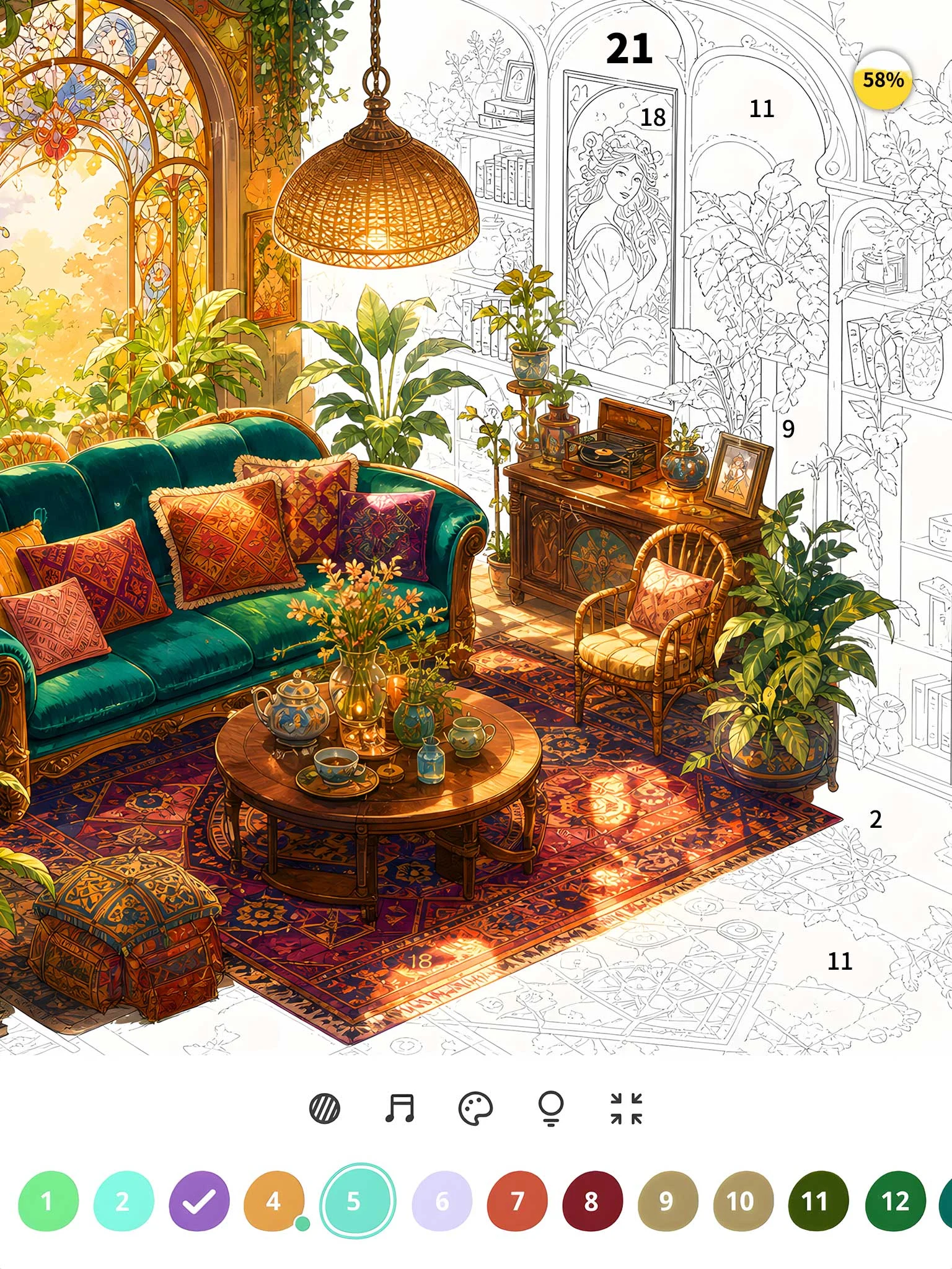 No.Paint: Relaxing Coloring screenshot