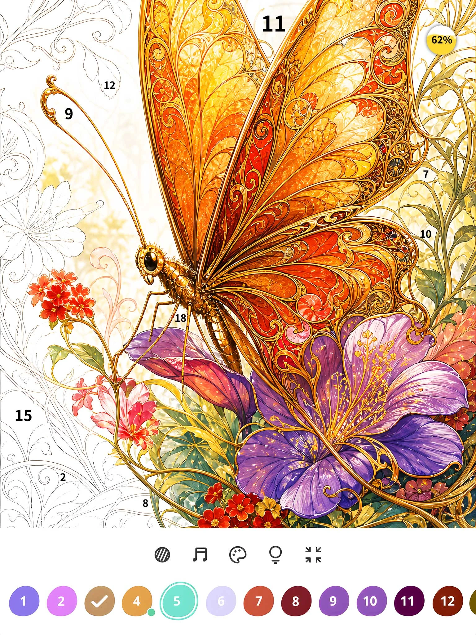 No.Paint: Relaxing Coloring screenshot