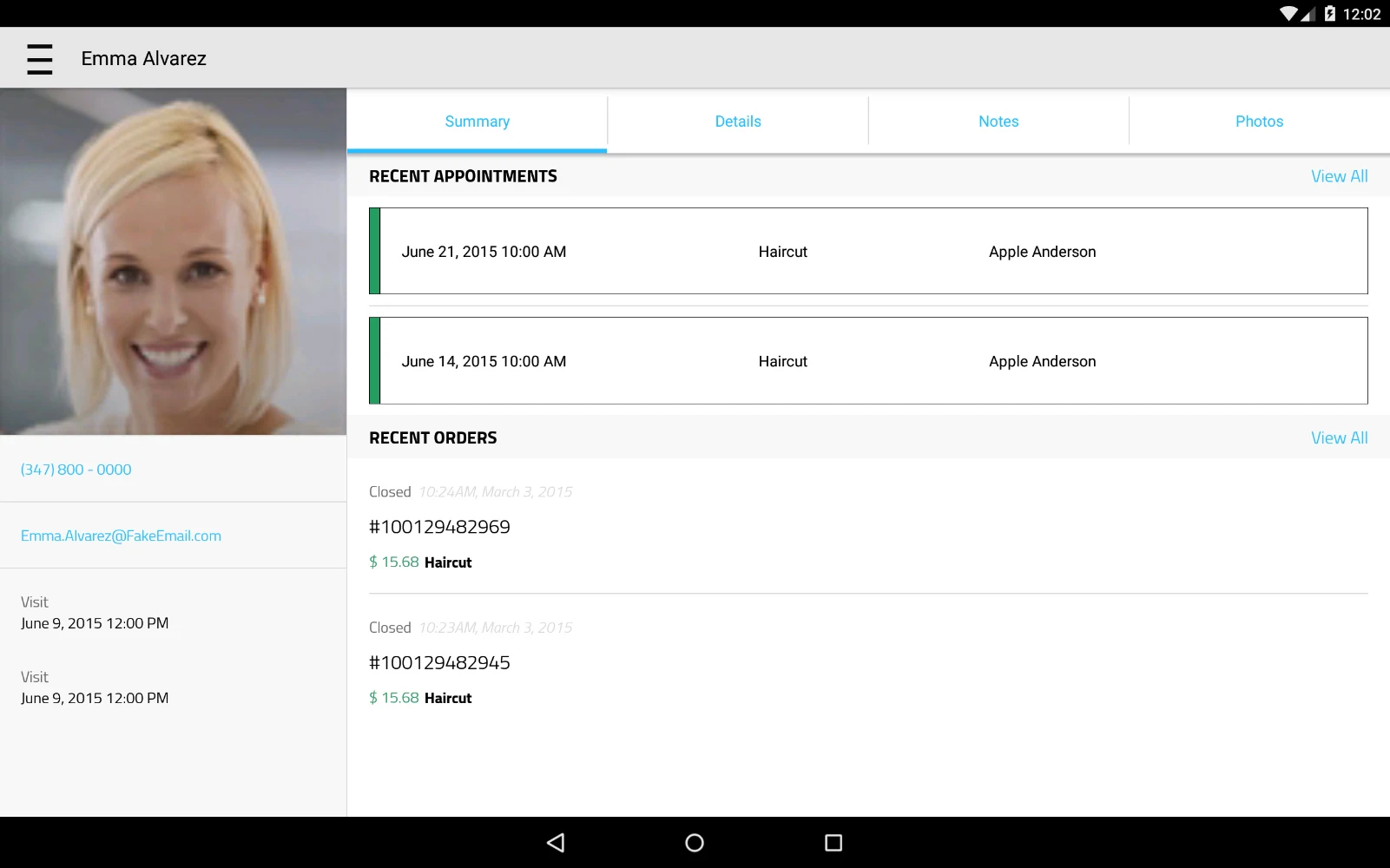 Booker Mobile App screenshot