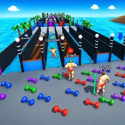 Ikon Muscle Race Game